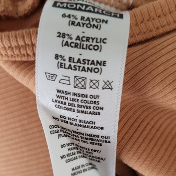 Alphalete Monarch Collection Women's Cut Out Sandstone Bodysuit Size S - Picture 9 of 9